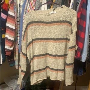 Striped Light Knit Sweater